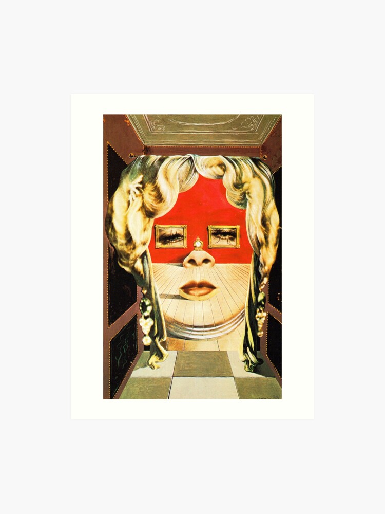 Salvador Dali Mae West Surrealist Famous Paintings