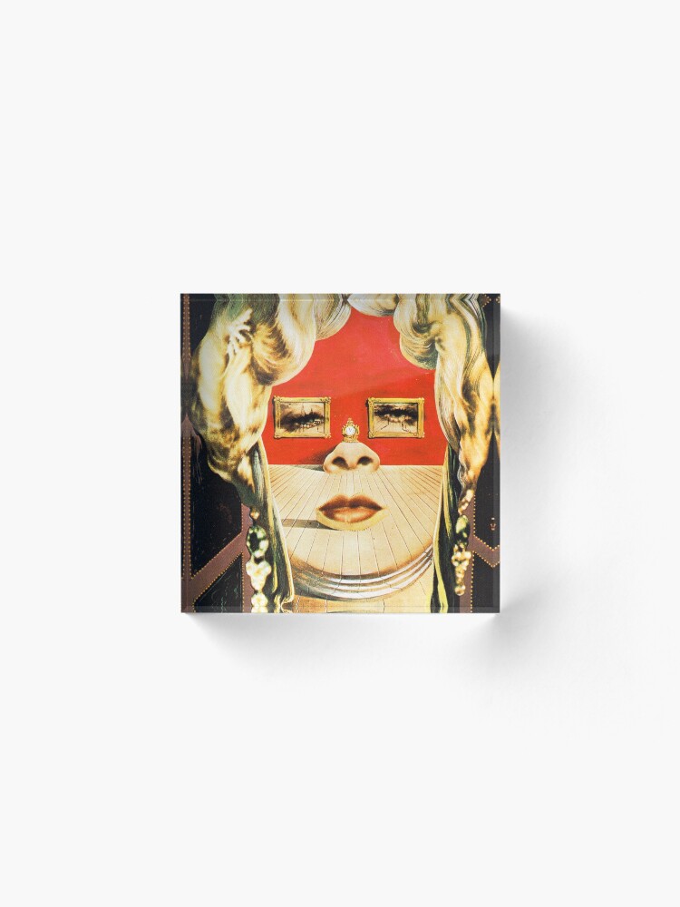 Alternate view of Salvador Dali Mae West Surrealist Famous Paintings Acrylic Block