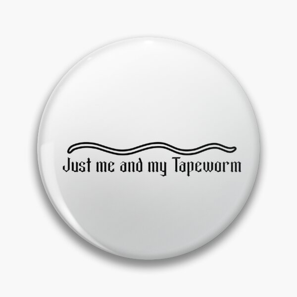 Item preview, Just Me And My Tapeworm designed and sold by KeenieArtSLC.