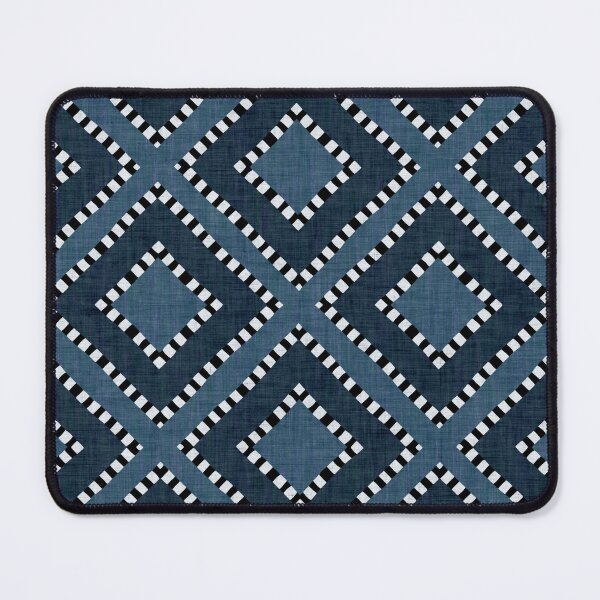 Item preview, Checkered Diamond Pattern - Blue designed and sold by Sarah Thorpe Designs .