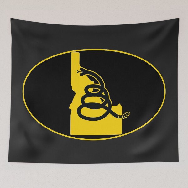 Item preview, IDAHO - Freedom Is The Superpower - Modern Gadsden Snake Flag - Dont Tread On Me design designed and sold by pelagio.