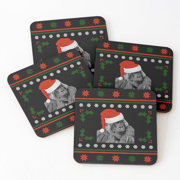 Item preview, Ugly Christmas Sweater - Gorilla designed and sold by GeoCreate.