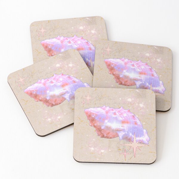 Item preview, Sparkly Pink Conch Shell designed and sold by bowsbotanicals.