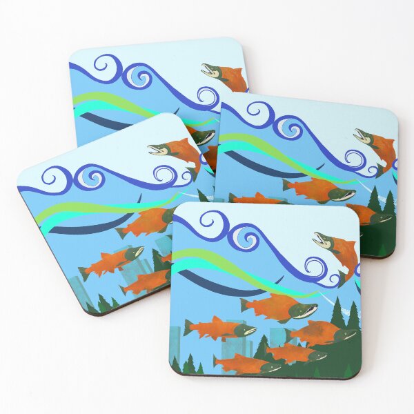 Item preview, swimming upstream designed and sold by Spiekerart.