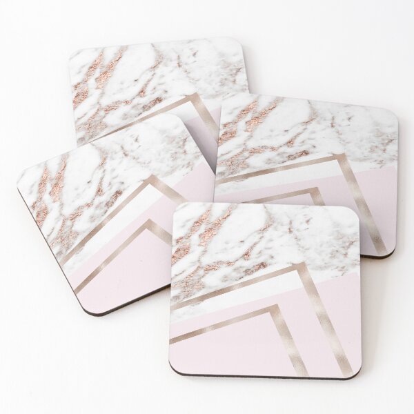 Item preview, Geometric marble - luxe rose gold edition I designed and sold by marbleco.