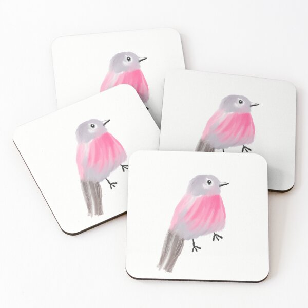 Item preview, Pink breasted bird designed and sold by Kgadeken.