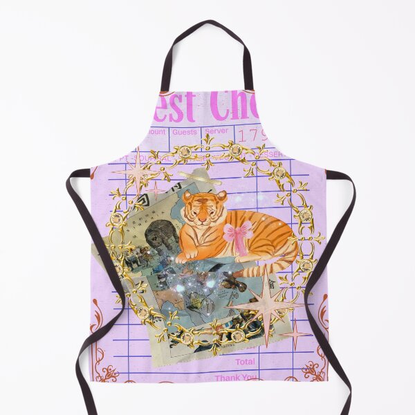 Item preview, Pink Vintage Tiger in Fancy Frame designed and sold by bowsbotanicals.