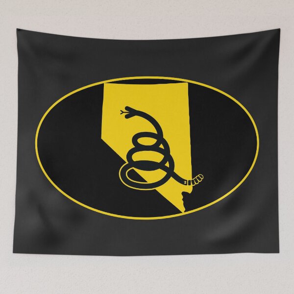 Item preview, NEVADA - Freedom Is The Superpower - Modern Gadsden Snake Flag - Dont Tread On Me design designed and sold by pelagio.