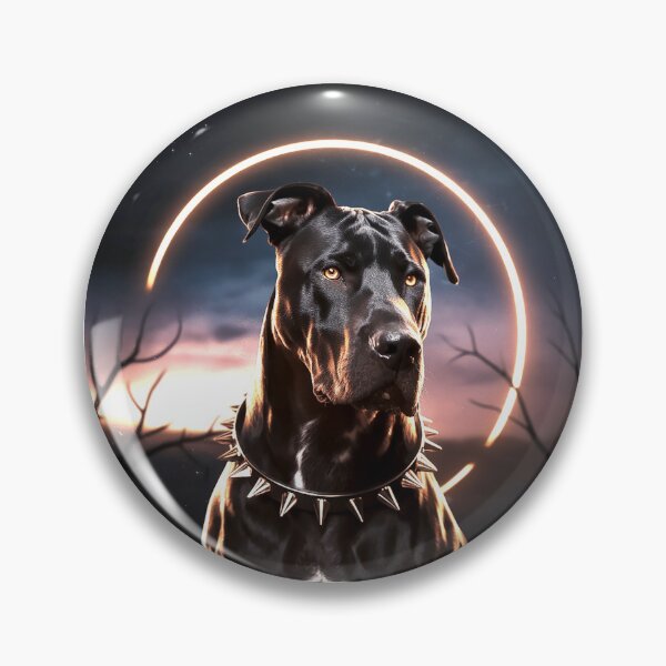 Item preview, Majestic Dog Under Lunar Glow designed and sold by Exodoi.