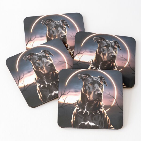 Item preview, Majestic Dog Under Lunar Glow designed and sold by Exodoi.