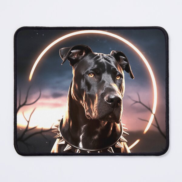 Item preview, Majestic Dog Under Lunar Glow designed and sold by Exodoi.