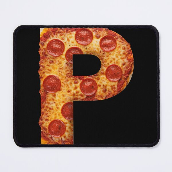 PIZZA LETTER P Mouse Pad
