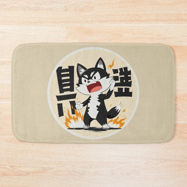 Item preview, Fiery Anime Wolf Character | Japanese Cartoon Art designed and sold by GALUMARKET.