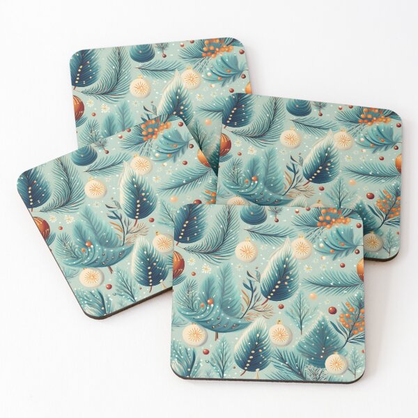 Item preview, Winterwonderland pine cone print designed and sold by CuratedEmporium.