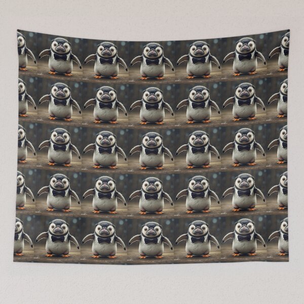 Item preview, Little puggy penguin designed and sold by pug-maniac.