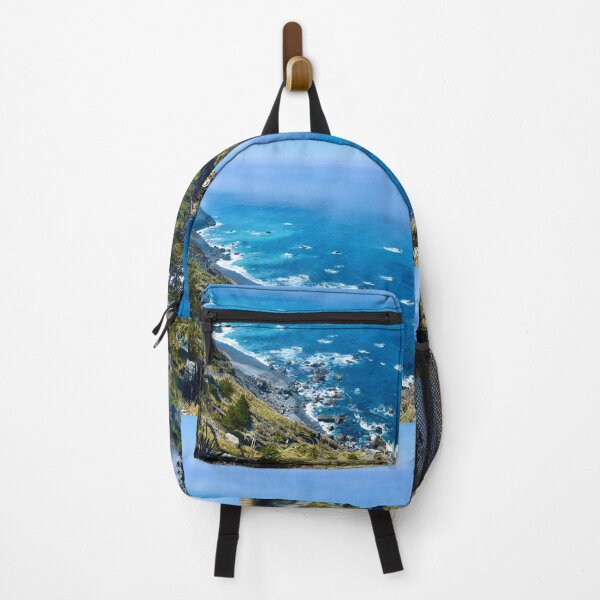 Item preview, Stunning Big Sir California Shades of Blue Coastline Fine Art Print designed and sold by Yogibear & Rachelle .