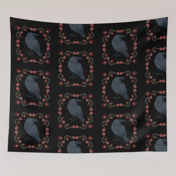 Item preview, Folk Raven designed and sold by RhondaLuluArt.