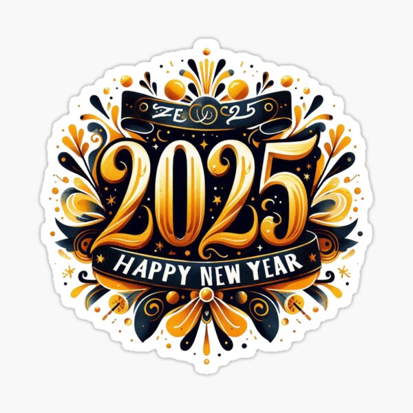 Item preview, Happy New Year 2025  designed and sold by gold369.