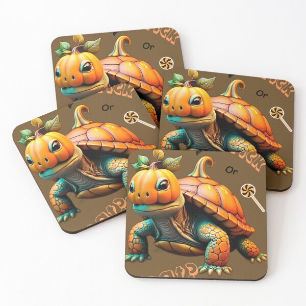 Item preview, Halloween Turtle! The Most Adorable Pumpkin in the Ocean designed and sold by Heisel Yungan.