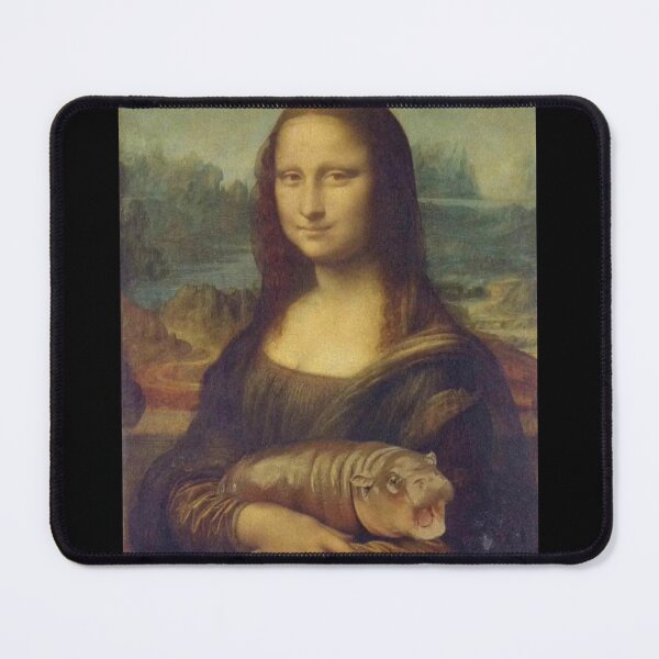 Item preview, The Mona Lisa Moo Deng, #moodeng designed and sold by rachimariposa.