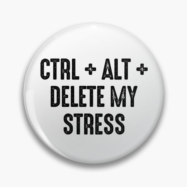 Item preview, Ctrl Alt Delete My Stress  designed and sold by ChangeNarrative.