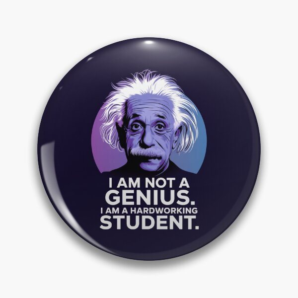 Item preview, albert einstein i not a genius i am a hardworking student designed and sold by martin max.