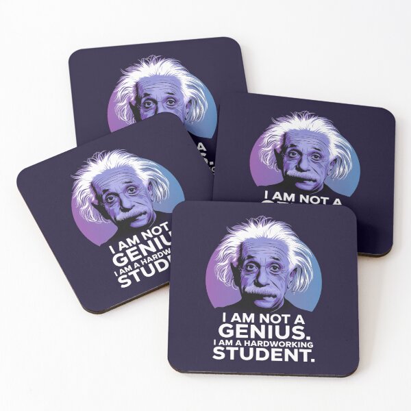 Item preview, albert einstein i not a genius i am a hardworking student designed and sold by martin max.