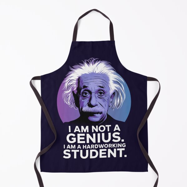 Item preview, albert einstein i not a genius i am a hardworking student designed and sold by martin max.