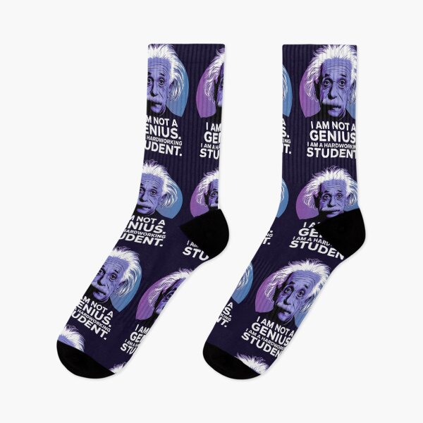 Item preview, albert einstein i not a genius i am a hardworking student designed and sold by martin max.