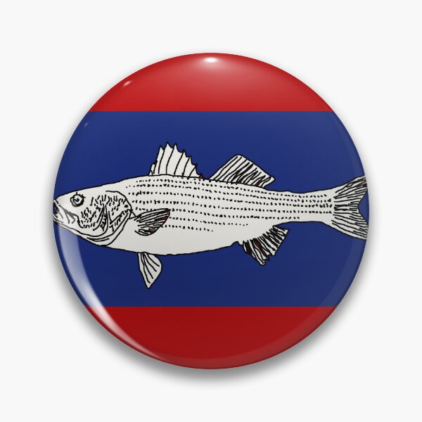 Item preview, White Striper Striped Bass designed and sold by BumpsRYC.