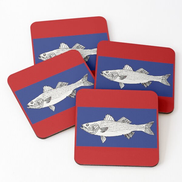 Item preview, White Striper Striped Bass designed and sold by BumpsRYC.