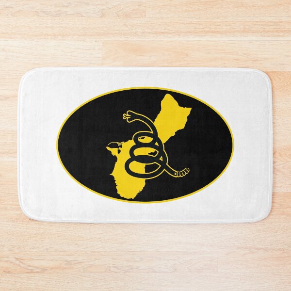 Item preview, GUAM - Freedom Is The Superpower - Modern Gadsden Snake Flag - Dont Tread On Me design designed and sold by pelagio.