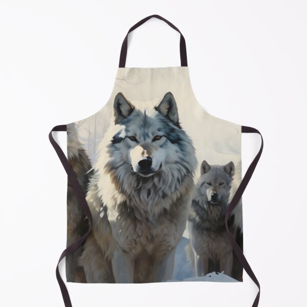 Item preview, Loyal Guardians of the Snow Wolf Pack designed and sold by QuirkyChicArts.