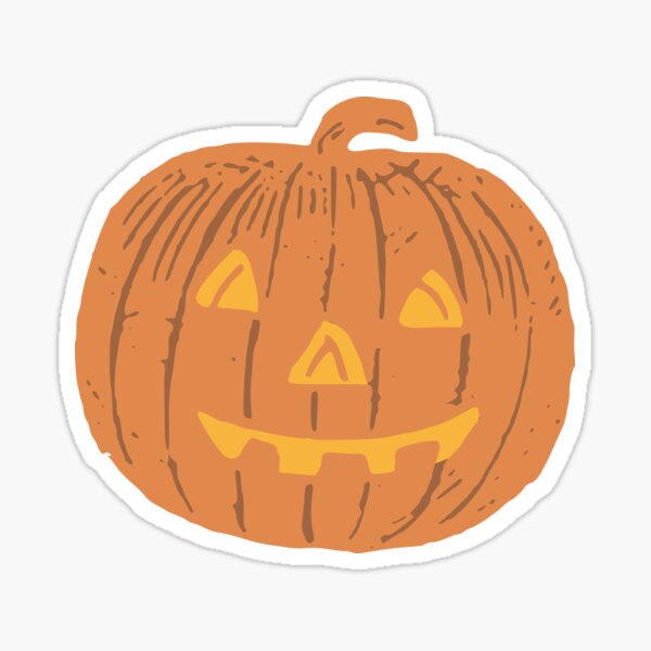 Item preview, Orange Jack-o-lantern (Pumpkin set 1) designed and sold by CraftyGHippie.