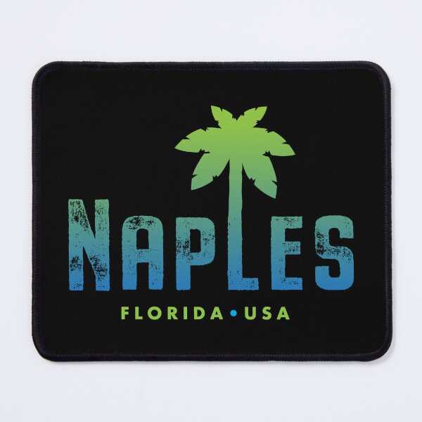 Item preview, Naples Florida Typographic Palm Tree Design designed and sold by Futurebeachbum.