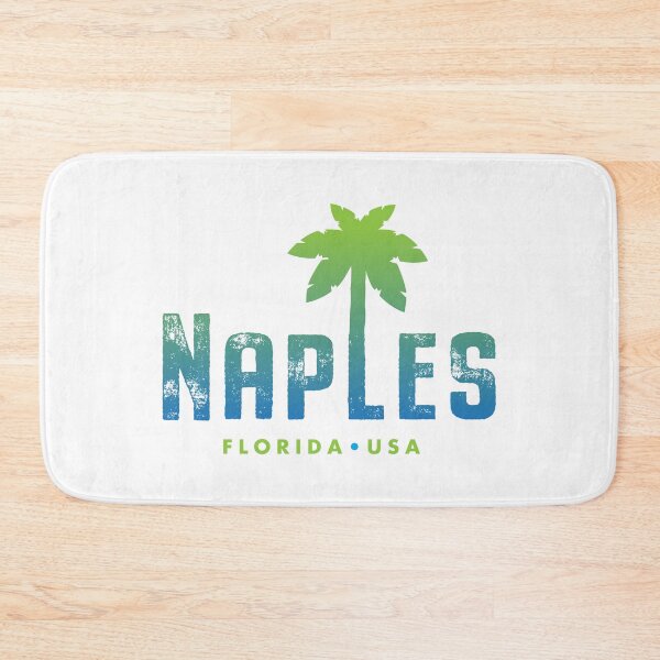Item preview, Naples Florida Typographic Palm Tree Design designed and sold by Futurebeachbum.