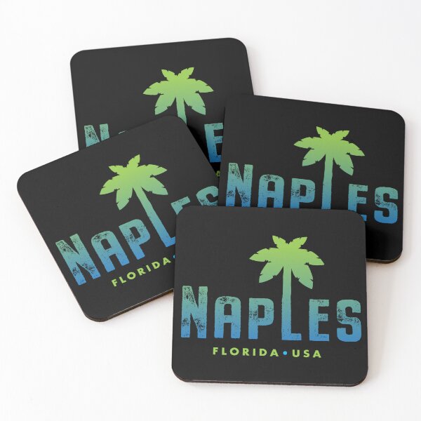 Item preview, Naples Florida Typographic Palm Tree Design designed and sold by Futurebeachbum.