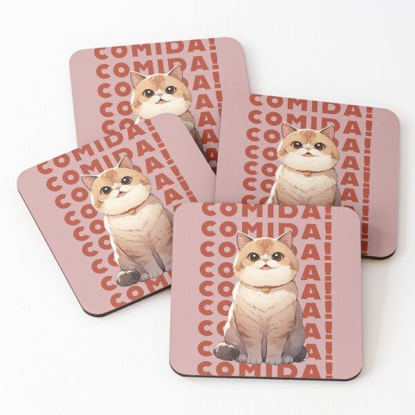 Item preview, FOOD! ADORABLE CAT ILLUSTRATION designed and sold by La Loca.
