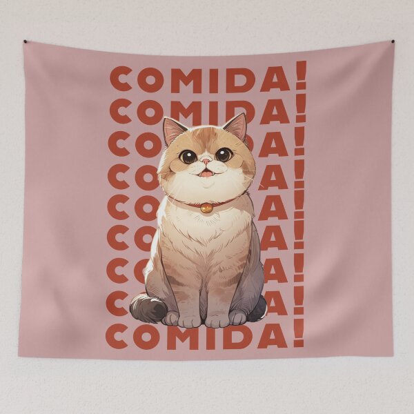 Item preview, FOOD! ADORABLE CAT ILLUSTRATION designed and sold by La Loca.
