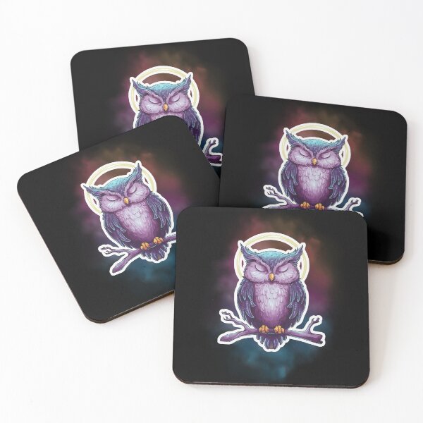 Item preview, Zen Meditation Buddhism Buddhist Owl 1 designed and sold by Psycho-Crazy.