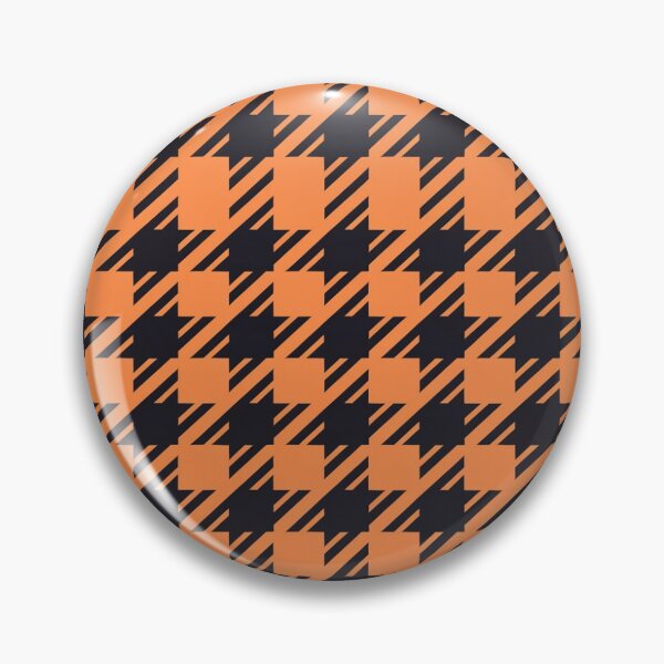 Item preview, Orange Houndstooth Pattern designed and sold by Chrisjeffries24.