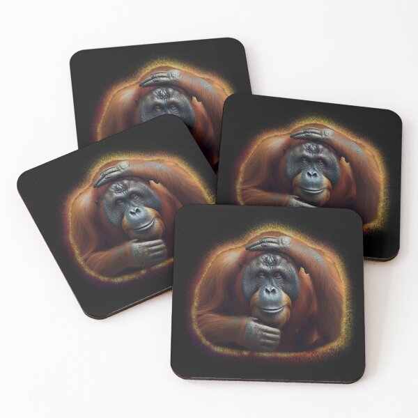 Item preview, Peek-a-Boo Orangutan designed and sold by LevonsCrazyArt.