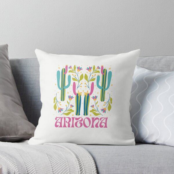 Item preview, Pegatina colorida para camiseta con el cactus saguaro del estado de Arizona designed and sold by ThinkNature!.