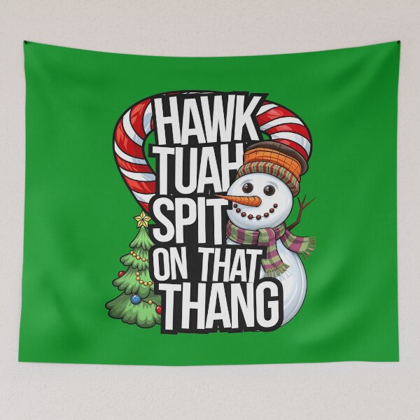 Item preview, Christmas Hawk Tuah Spit On That Thang Meme designed and sold by TheArtOfPat.