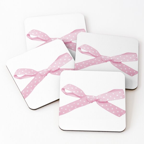 Item preview, Coquette pink polka-dot bow designed and sold by Pixiedrop.