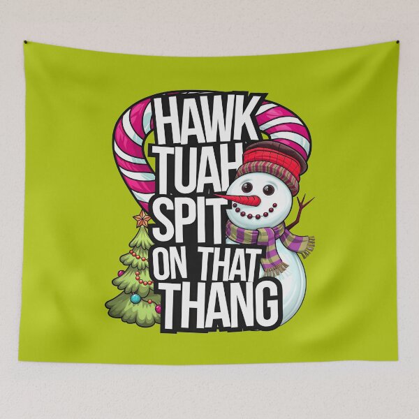 Item preview, Christmas Hawk Tuah Spit On That Thang Meme designed and sold by TheArtOfPat.