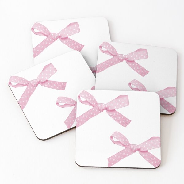 Item preview, Coquette pink polka-dot bow designed and sold by Pixiedrop.