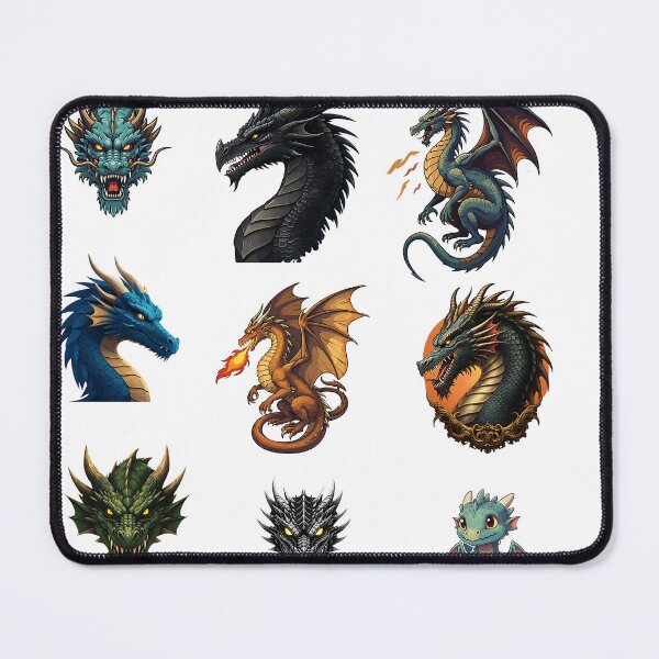 Item preview, Dragons Sticker Set designed and sold by OutLoudDesigns.