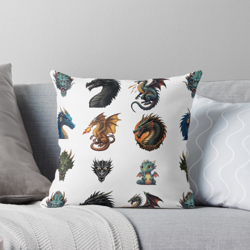 Item preview, Throw Pillow designed and sold by OutLoudDesigns.