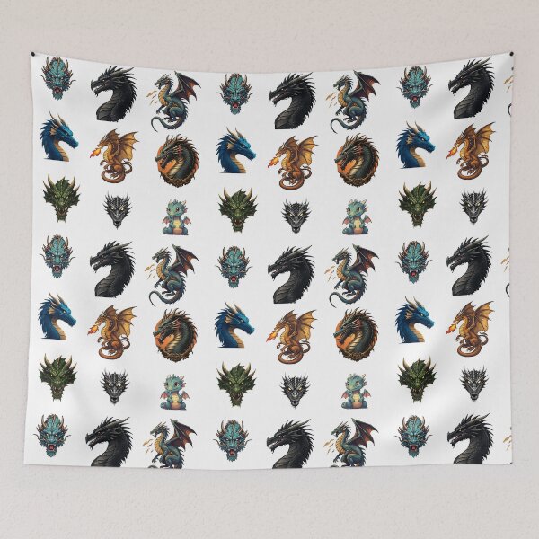 Item preview, Dragons Sticker Set designed and sold by OutLoudDesigns.